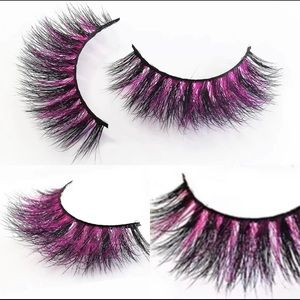 Pink mink eyelashes